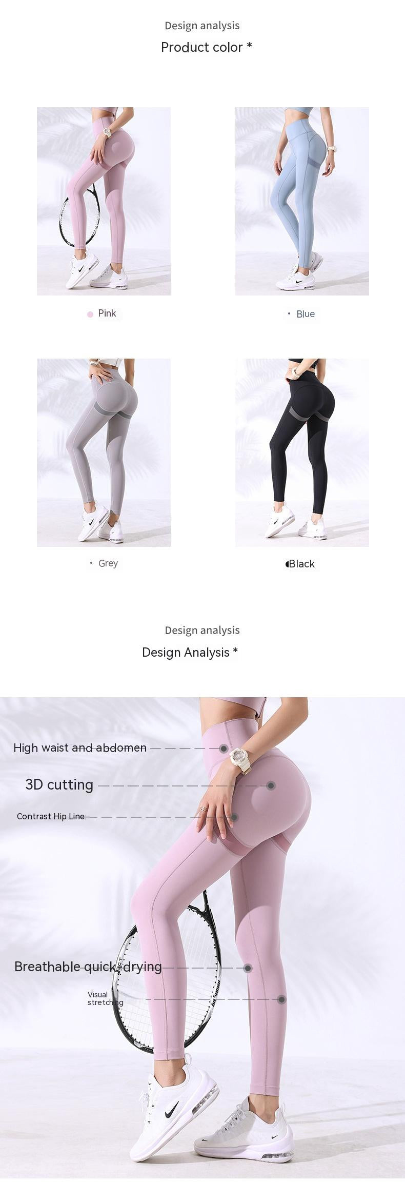 Leggings Elevación Cintura Alta Yoga