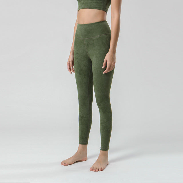 Leggings Verdes Yoga Comodidad Total